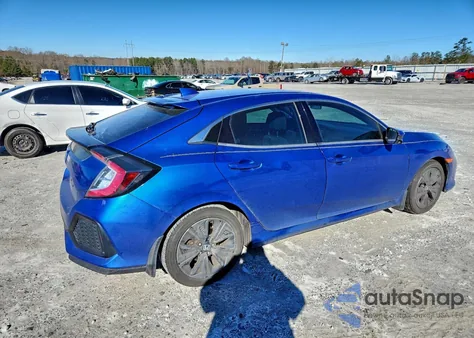 2018 Honda Civic Ex from USA, damaged, VIN SHHFK7H55JU233872